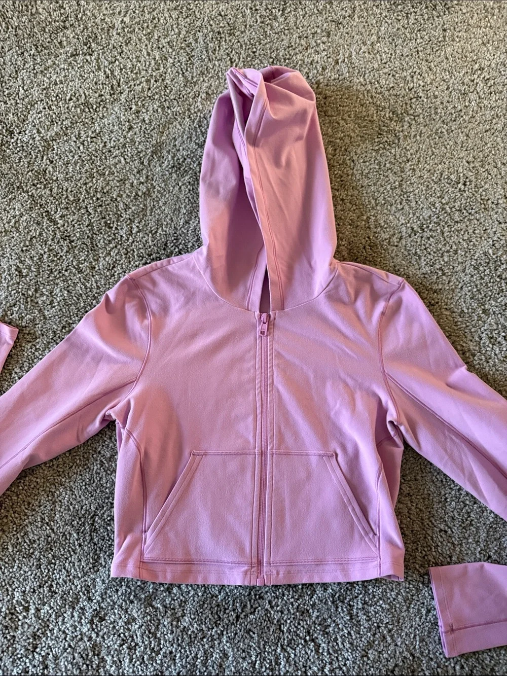 LIKE NEW ALO Alosoft Sincere Fitted Jacket, Candy Heart Pink, size S